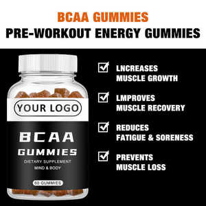 Gomitas BCAA con Etiqueta Personalizada para la Recuperación y el Crecimiento Muscular, Suplemento Energético Pre-Entrenamiento, Gomitas Veganas <span class=keywords><strong>de</strong></span> <span class=keywords><strong>Amino</strong></span>ácidos <span class=keywords><strong>de</strong></span> Cadena Ramificada - Product Image 3
