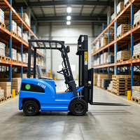 Mini chariot élévateur électrique 300 kg de capacité, 4,2 m, pour le transport de palettes et de marchandises, performances fiables