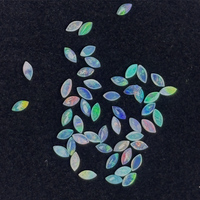 Opale naturelle taille marquise, pierre semi-précieuse en vrac, véritable pierre pour la fabrication de bijoux haut de gamme, effet de changement de couleur