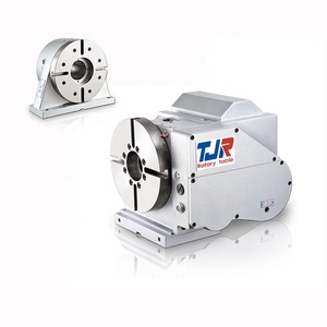 Table d'indexation de haute précision série TJR HR pour fraiseuse CNC, puissante table rotative hydraulique 4e axe 255 mm - Product Image 4