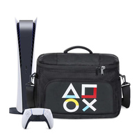 Sac de protection simple en nylon de haute qualité avec fermeture éclair pour manettes PS5/PS4, avec rangement complet et conception anti-poussière
