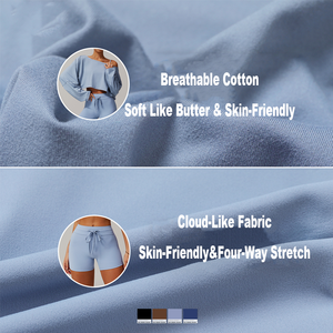 Conjunto Deportivo Personalizado para Mujer, Sujetador Deportivo Transpirable de Algodón Orgánico, Ropa Deportiva Elástica en Cuatro Direcciones, Conjunto de Yoga para Mujer - Product Image 6