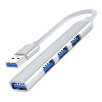 4 in 1 USB 3.0 HUB Tipe C ke USB 4 Port Multi Splitter Adapter OTG Tipe-C HUB untuk Lenovo Macbook Pro PC Aksesoris Komputer