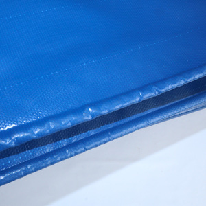 Nhiệm Vụ Nặng Nề Không Thấm Nước Tarp Dễ Dàng Để Mang Theo Vải Bạt Cho Xe Tải Và Ao Không Thấm Nước Màu Xanh Bạt PVC - Product Image 5