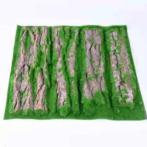 Corteza de árbol natural deshidratado, gran oferta, con musgo artificial, con panel de musgo, OX251 - Product Image 5