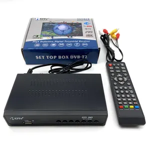 Mpeg 4 tdtデジタルテレビ受信機H.264/H.265 Dvb-t2デコーダーセットトップボックスt2パナマ無料エアセットトップボックス