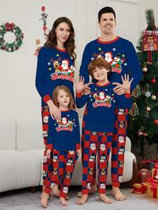 Pijamas familiares de Navidad 2025 Pijamas de madre Mamá Hija a juego Pijamas familiares de Navidad Venta - Product Image 5