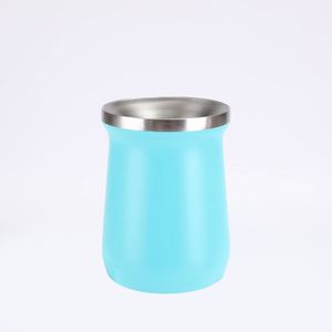 Vaso de Viaje de Acero Inoxidable 304 de 8oz, Taza con Aislamiento al Vacío de Doble Pared y Diseño Martillado - Product Image 1