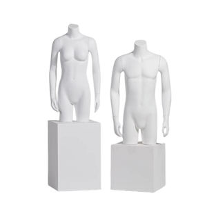 Fibra <span class=keywords><strong>de</strong></span> vidrio medio cuerpo hombres <span class=keywords><strong>ropa</strong></span> <span class=keywords><strong>interior</strong></span> camiseta pantalla hombre Torso maniquí al por mayor - Product Image 1