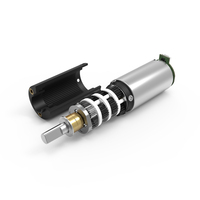 ZHAOWEI PD022022-96 22mm 12v 24v 2kg.cm 70rpm Mini Moteur à engrenages planétaire à faible régime, moteur à courant continu sans balais pour porte de voiture, serrure intelligente