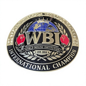 Plaque métallique personnalisable pour ceinture de champion, boucle en laiton, style formel - Product Image 2