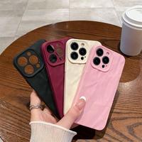 Coques de téléphone portable antichoc style Ins aux couleurs bonbon pour iPhone 17 Air 16 15 Plus Pro Max 14 13 12 11 X XR – Housse de protection arrière