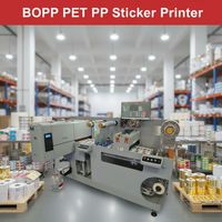 Imprimante d'étiquettes en rouleau 330 mm pour papier kraft, PET, BOPP, film transparent, jet d'encre UV, avec machine de découpe, de plastification et d'estampage
