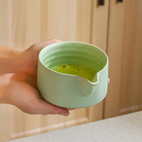 Service à thé matcha en céramique transfrontalier, ensemble de sept ustensiles, design japonais moderne, origine Dehua, distribution immédiate