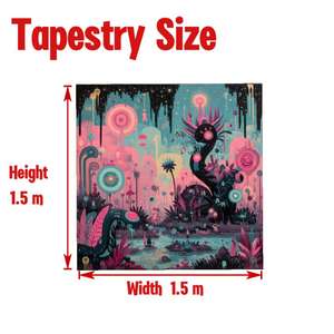 Tapiz UV, Tapiz <span class=keywords><strong>de</strong></span> Pared, Decoración UV, Telones <span class=keywords><strong>de</strong></span> Fondo Psicodélicos, Decoración para Fiestas o Habitaciones - Product Image 1