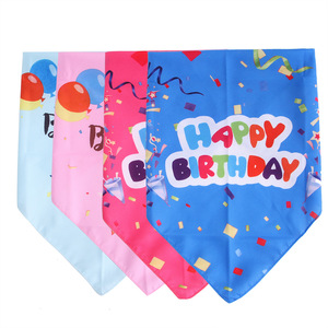 Pañuelos para mascotas, pañuelos tipo bandana para cumpleaños de perros, baberos para perros para fiestas - Product Image 4