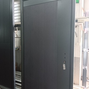 La porte extérieure noire de porte d'entrée en aluminium de nouveau design moderne convient aux maisons - Product Image 4