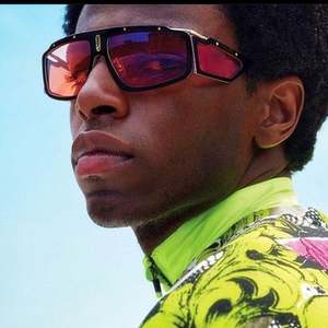 Lunettes de soleil rectangulaires rétro tendance 2022, UV400, en métal, style steampunk, pour hommes - Product Image 2