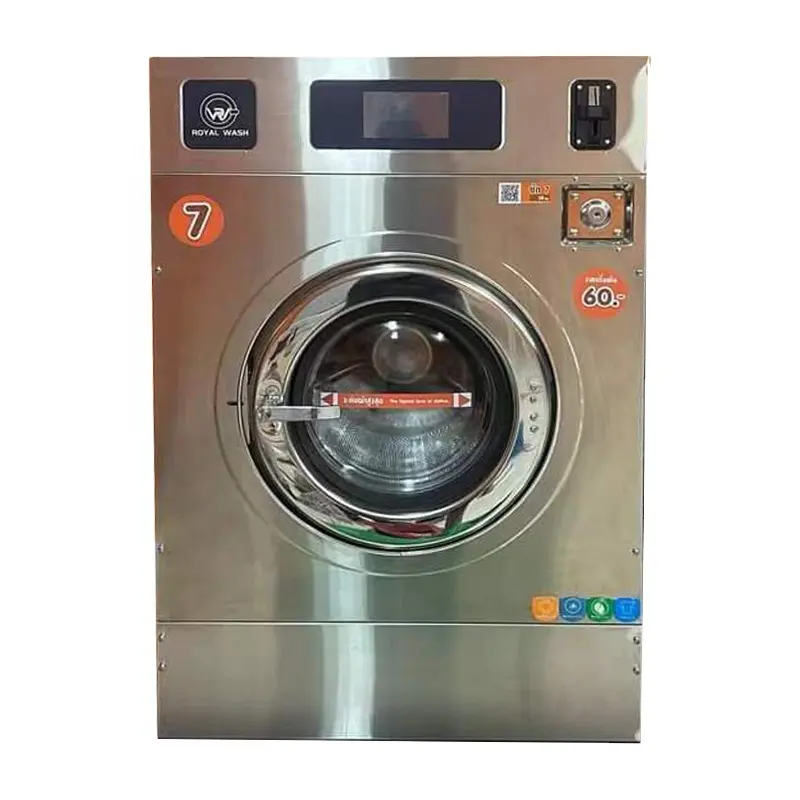 Máquinas de lavar automática cheia lavanderia e equipamento comercial lavanderia secador a fichas 12kg