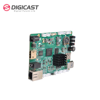 Codificador de Transmisión en Vivo DIGICAST OEM con Capacidad de Grabación UHD 4K 60FPS H265, Protocolos HLS/RTMP, WIFI, Tarjeta TF de 256G