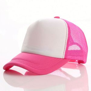 Gorras Lisas al por Mayor, Gorra Trucker de Malla de Poliéster, Gorra de Béisbol Ajustable para Hombre y Mujer, Regalo Promocional - Product Image 4