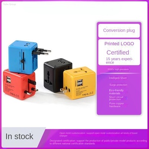 Chargeur portable tout-en-un rapide avec 4 ports USB, 1 port USB-C, 4 prises, multifonctionnel, prise électrique universelle mondiale - Product Image 6