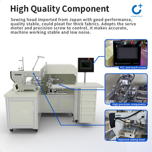 Machine à plisser et à coudre les rideaux entièrement automatique industrielle certifiée CE avec multi-tension (380V/110V/220V) - Product Image 2