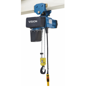 Troli <span class=keywords><strong>Hoist</strong></span> Rantai Listrik Nirkabel M5 dengan Kontrol Jarak Jauh, Model Low Nose, Kapasitas 500kg hingga 10 Ton, Ruang Kerja Rendah, Kondisi Baru - Product Image 2
