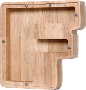 Hucha con letras del alfabeto de madera con diseño recortado <span class=keywords><strong>para</strong></span> niños, niños y niñas, bancos de monedas y caja <span class=keywords><strong>para</strong></span> ahorrar dinero - Product Image 6