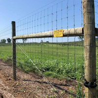 Malla de Alambre Galvanizada para Cercas de Ganado, Caballos y Cabras en Granjas y Campos