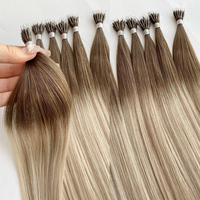 Extensions de cheveux naturels Remy Haiyi 2026 de haute qualité, lisses et ondulés, avec anneaux nano, sans perte de cheveux, pour femmes blanches