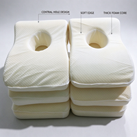 Coussin en éponge souple personnalisé OEM ODM avec design à trous ronds, coussin de soutien en mousse épaisse pour chaise de bureau, siège de voiture, siège respirant