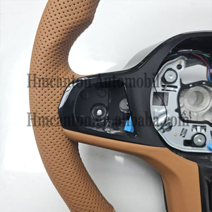 Volant de voiture en cuir perforé noir piano le plus populaire pour BMW Série G M3 G20 G30 G80 M4 G82 M5 CS - Product Image 2