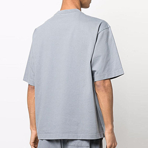 T-shirt uni lourd essentiel pour l'été, streetwear, surdimensionné, ample, épaules tombantes, t-shirts de haute qualité 100% coton, t-shirt vierge - Product Image 4