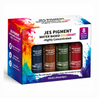 TIMESRUI Colorant liquide pigmenté ultra concentré à base d'eau, non toxique, pour Jesmonite, plâtre, résine aqueuse, ciment, béton