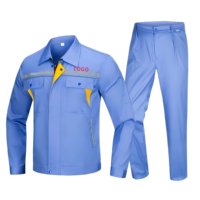 Combinaison de travail d'été en polyester et coton avec logo personnalisé pour la construction, l'entretien mécanique, l'ingénierie et l'électricité