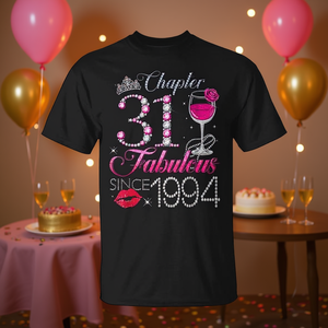 Capítulo 31 Camiseta Fabulous Since 1994 Birthday Queen - Product Image 3