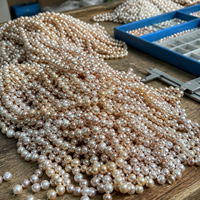 Perles de culture d'eau douce baroques multicolores 7-8mm trou moyen naturel Chine pour fabrication de bijoux DIY sac OPP