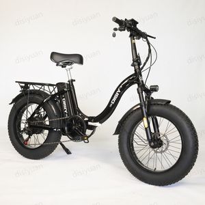 Bicicleta eléctrica plegable DISIYUAN Factory Stock <span class=keywords><strong>Samebike</strong></span> con llantas gruesas de 20 pulgadas. - Product Image 3