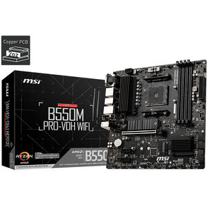 Carte mère MSI <span class=keywords><strong>B550M</strong></span> <span class=keywords><strong>PRO</strong></span>-<span class=keywords><strong>VDH</strong></span> WIFI GAMING avec processeur de bureau AMD Ryzen 5 7 9 3500X 3600 3600X 3700X 3800X - Product Image 6
