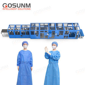 Medico in tessuto non tessuto monouso medico rinforzato Sterile ospedale chirurgia ambulatorio camice chirurgico che fa macchina - Product Image 5