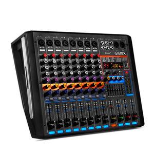 Mezclador de Audio Profesional de 8 Canales YAIKA GM8X, Amplificador de Potencia de 550W*2 para Actuaciones en Escenarios de Bodas - Product Image 1