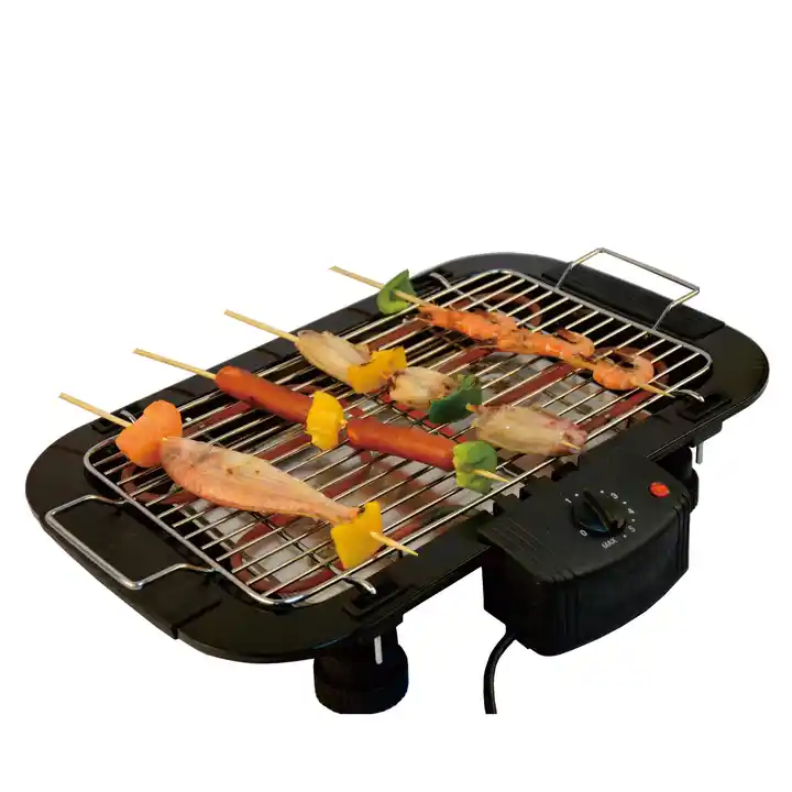 electric barbecue grill 2in 1 hot