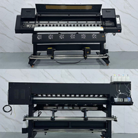 Nuevo diseño 1,8 m/6ft 3/4 Cabezales de impresión Papel de transferencia de calor Impresora de sublimación Máquina de impresión Plotter Epsn I3200