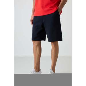 Fiesta - Ensemble de shorts pour homme en coton bleu marine, épais, doux, texturé, coupe ample, basique - 85249 - Fiesta/bleu marine - Product Image 5
