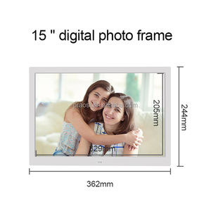 Marco <span class=keywords><strong>de</strong></span> fotos digital <span class=keywords><strong>de</strong></span> 15,6 pulgadas con pantalla táctil LCD FHD IPS Compartir fotos y videos a través <span class=keywords><strong>de</strong></span> Frameo, compatible con <span class=keywords><strong>tarjeta</strong></span> USB SD Extender almacenamiento - Product Image 2
