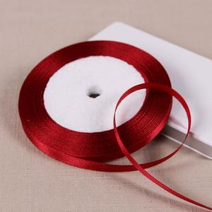Ruban en satin de polyester uni de 0,6 cm de large et 25 yards pour cadeaux de fête et scrapbooking – Vente en gros - Product Image 2