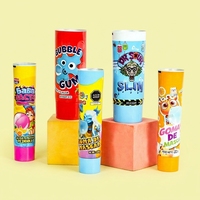 Tubes de chewing-gum en aluminium-plastique durables à marque privée, diamètre 12,7-35 mm, bouchon à vis, logo personnalisé, impression UV, emballage 9 ml