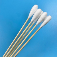 Cotton Bud Bambu Ramah Lingkungan 150mm dengan Ujung 10mm - Sempurna untuk Kecantikan, Kerajinan, Laboratorium, dan Pembersihan Umum