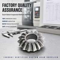 Engrenage conique droit et hélicoïdal sur mesure OEM ODM, engrenage conique en acier non standard pour boîte de vitesses et essieu de véhicule